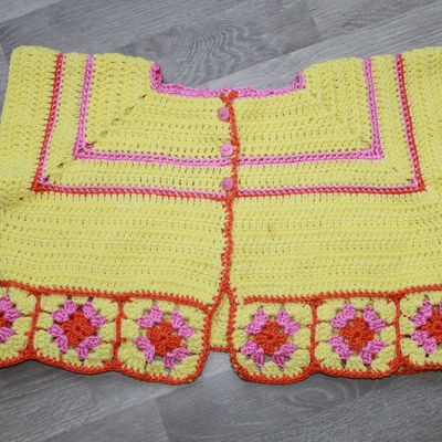 Gilet granny printanier