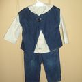 Jean multipoches n°38 et gilet n°19