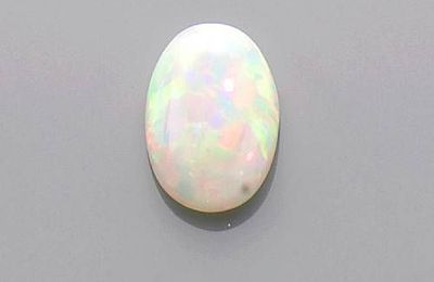 Hydrophane White Opal with Intense Fire. 570 km north of Addis Ababa, Wello (Wollo), Delanta Plateau, Tigray, Ethiopia 