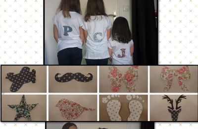 Les thermocollants d'Isaure pour customiser vêtements, doudou, carnet de santé, mobilier etc