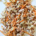 Salade de quinoa aux carottes et au thon