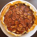 Tarte fine banane chocolat