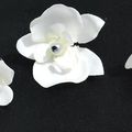 épingles à chignon fleurs orchidées pour Mme Fayet