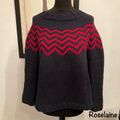 Tricot: SHARP CHEVRON KNIT PULLOVER by Yarnspirations