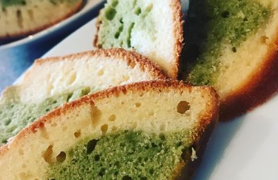 Cacke vanille matcha