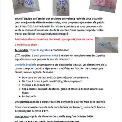  CONGES MAGASIN ETCAFE PATCH PRAHECQ