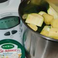 VELOUTE DE COURGETTES A LA SAUCE AU ROQUEFORT