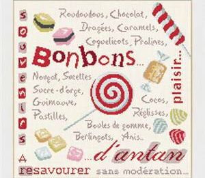 SAL Bonbons d'antan - présentation et étape 1