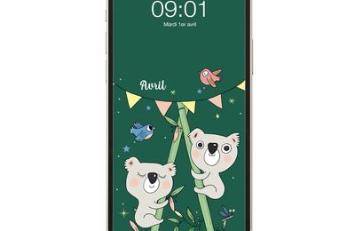 Fonds d'écran du mois d'avril // April phone screen wallpapers