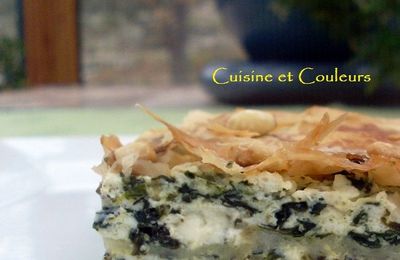 Feuilleté à la brousse de brebis