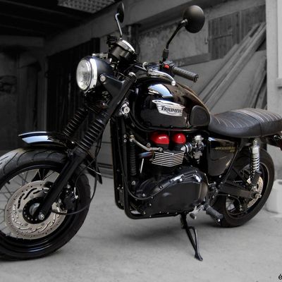 Scrambler Triumph modifié