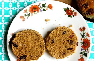 Scones citron-cranberries (vegan)