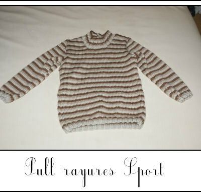 Pull "Rayures Sport" - 3/4 ans - Explications gratuites