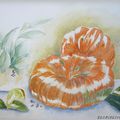 AQUARELLES CITROUILLES