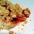 ...Crumble fraises/amande...