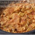 Clafoutis aux pommes, banane & sirop d'érable