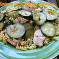 Sauté de courgette du jardin au poulet et à l'estragon