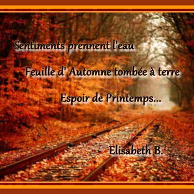 @ Ressenti d'automne