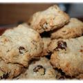 Cookies sablés aux flocons d'avoine et raisins secs