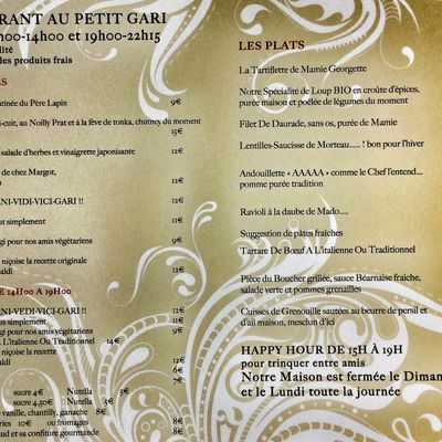 CARTE D'HIVER AU PETIT GARI