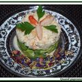 TARTARE D'AVOCAT AU CRABE ET AUX CREVETTES