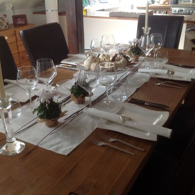 Petite table automnal autour du mini potimarron 