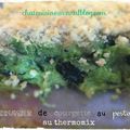 Crumble de courgette au pesto au thermomix