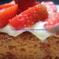 Tiramisu aux fraises et sablés bretons aux fraises deshydratées