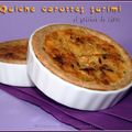 Quiches carottes surimi et graines de carvi