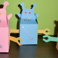 boîte à bonbons robot
