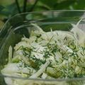 Fenouil croquant au parmesan