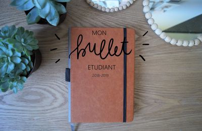 Bullet journal étudiant - Back to school 2018-2019 