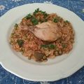 Riz juteux au poulet