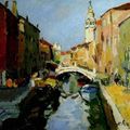 CHAGNIOT Alfred Jean (1905-1991). Venise, le petit Canal