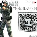 Code Mii de Chris Redfield (Resident Evil) !!