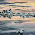 Lagune polaire de Jokularson en Islande