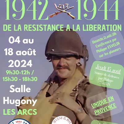 Exposition de la Résistance à la Libération aux Arcs-sur-Argens