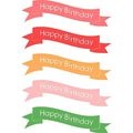 Des bannières Happy birthday (à imprimer - gratuit)