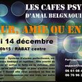 café psy "la peur, amie ou ennemie" à Rabat