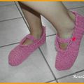 Des chaussons au crochet