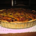 Tarte aux figues et aux cerises