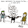 Egypte, cessez-le-feu, Sarkozy Gaza, Israël et priorité.