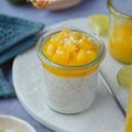 Chia pudding {Coco & mangue} #vegan #glutenfree #sugarfree