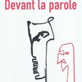 Devant la parole, de Valère Novarina