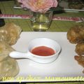 Raviolis chinois à la pâte wonton pour l'année du buffle