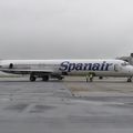 Aéroport Tarbes-Lourdes-Pyrénées: Spanair: McDonnell Douglas MD-82 (DC-9-82): EC-HOV: MSN 49416/1271. 