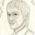 Dessin portrait de star : Bruce Lee 1940-1973