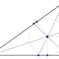 Où est le centre de ce triangle ?