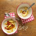 Porridge aux pommes et baies de Goji