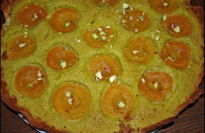 Tarte abricots pistaches